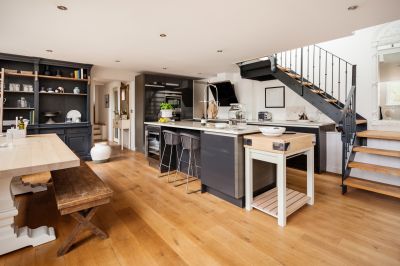 Modern Hardwood in Kitchen